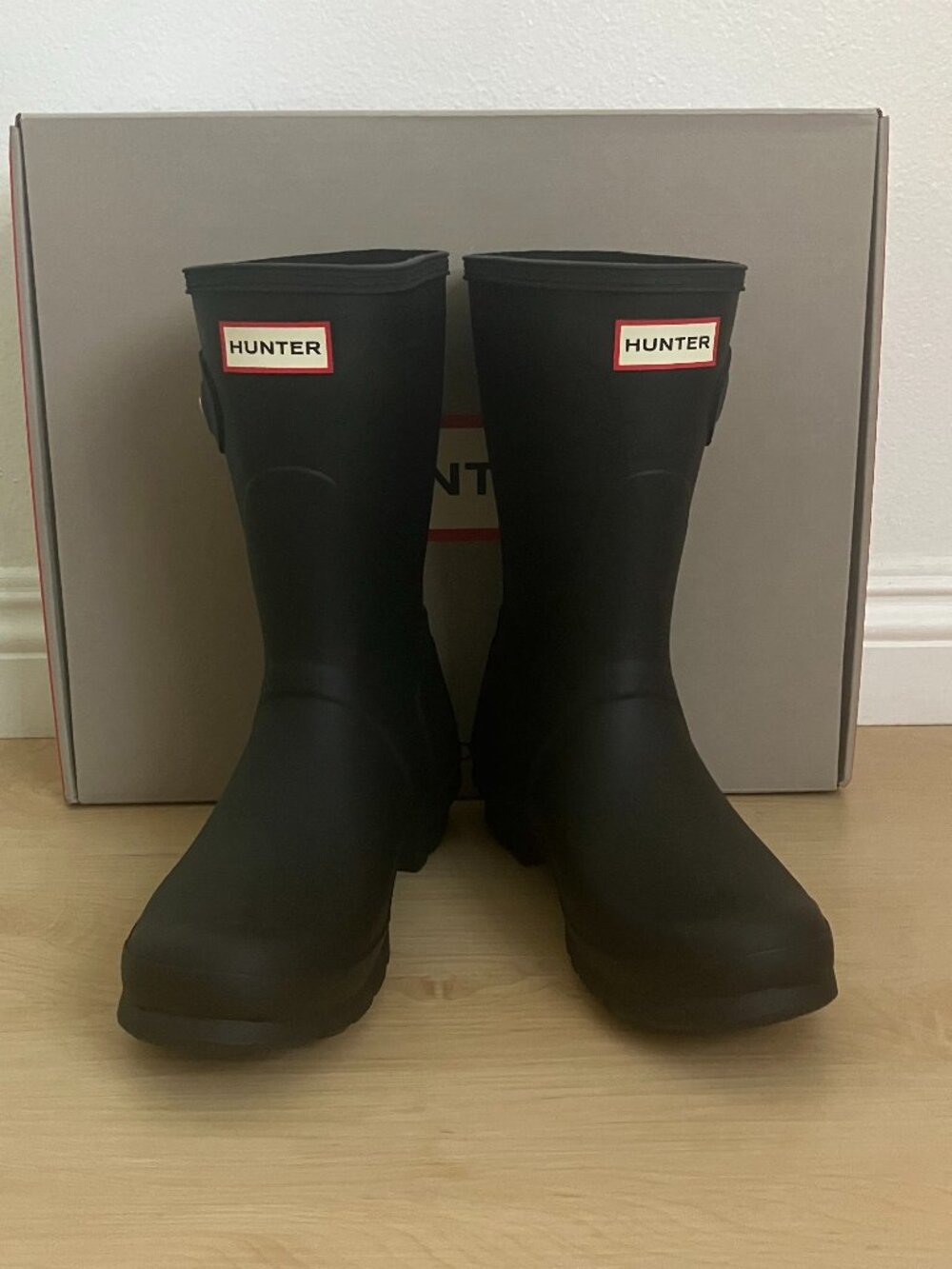 NIB Women's Original Short Rain Boots - Black - Size 7